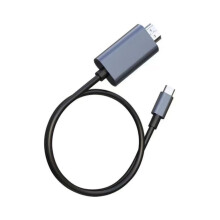 High Resolution 4K30Hz USB C to HDTV Adapter Cable 1.8M for Phones PCs and Gaming Devices, Fast Data Transfer