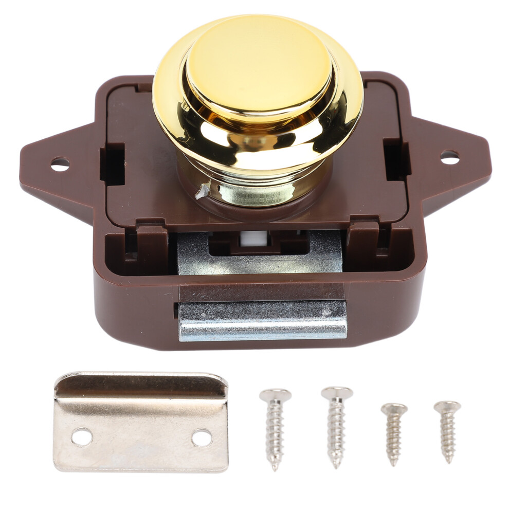 Cabinet Push Button Latch Stylish Look Keyless 8320539894768