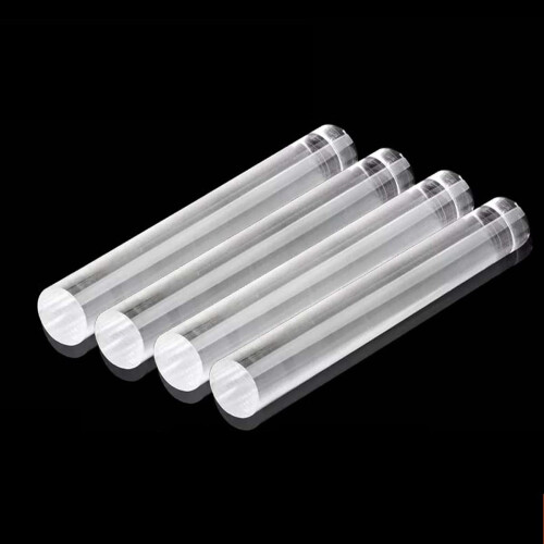 Acrylic Round Rod 500Mm Solid Bar for Lighting Fixture, Diameter 2-8Mm, 2Pcs, Clear Plastic Material 2