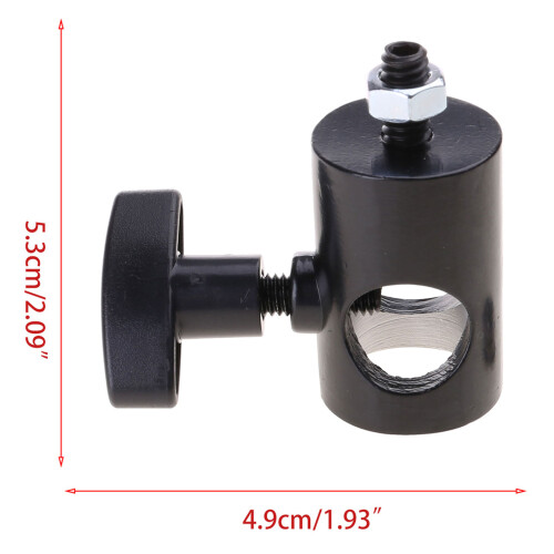 DSLR Camera Light Stand Conversion for Head-White Color 1/4 2