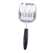 Metal Cat Litter Scooper - Durable Corrosion Resistant Stainless Steel with Comfortable Grip for Easy Litter Box Cleaning