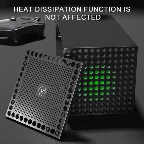 Dust-Proof Cover Set with Controller Holder Simple Installation Mesh Filter Covers for Xbox Series X Console 2