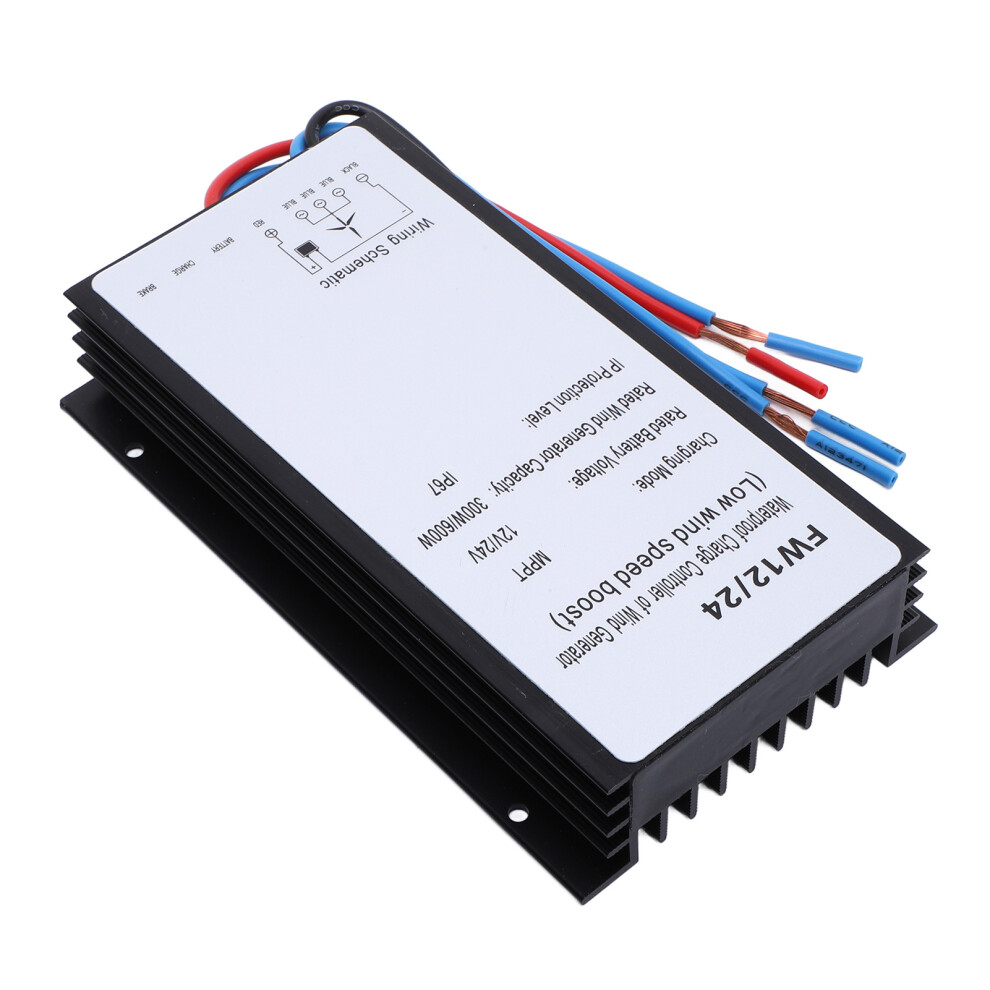 Mppt Wind Turbine Charge Controller 12V/24V 300W/600W Ip67 7891346660842