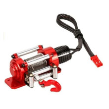 Electric Winch Accessories for SCX10 Climbing Car Model 1/10 Scale Off-Road Vehicle Simulation Winch for Climbing