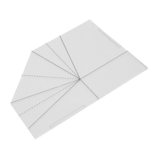 Gabarit de panier pliable - Transparent 30,5 cm/12 po