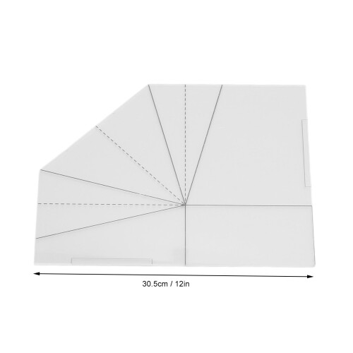 Gabarit de panier pliable - Transparent 30,5 cm/12 po 1