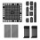 Dust-Proof Cover Set with Controller Holder Simple Installation Mesh Filter Covers for Xbox Series X Console 1