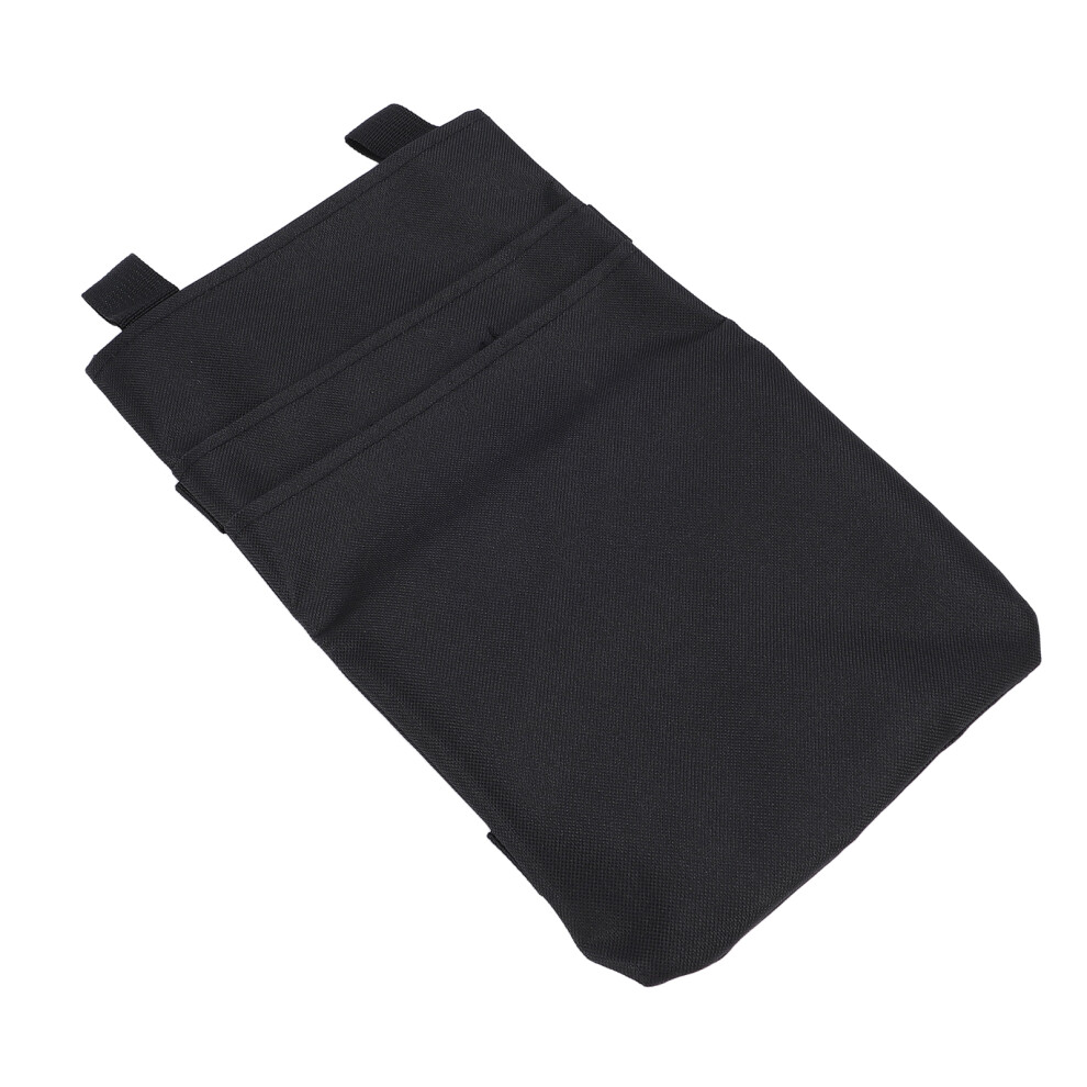 Black Multifunctional Crutch Bag 7.87X11.81in Oxford Cloth