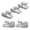 5pcs Replacement Belt Clip Hooks Driver Clip for Ryobi/ridgid 4