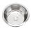Round RV Sink Stainless Steel Kitchen Bar Single 4