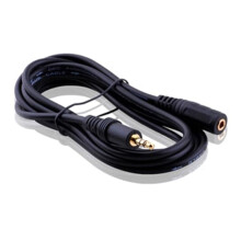 Headphone Extension Cable 3.5mm Male to Female Stereo Auxiliary Cord 59 Inch Compatible with Phone and PC Earphones