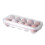 10/18 Egg Storage Box with Lid - Durable Plastic Refrigerator Tray for Kitchen Organization, Holds 18 Eggs 1