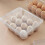 Egg Dispenser with 12 Compartments, Clear Plastic Egg Holder for Fridge, Kitchen Storage Drawer for Cabinets 5