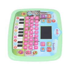 LED Spanish Learning Tablet for Toddlers 7.1x9.4in Green