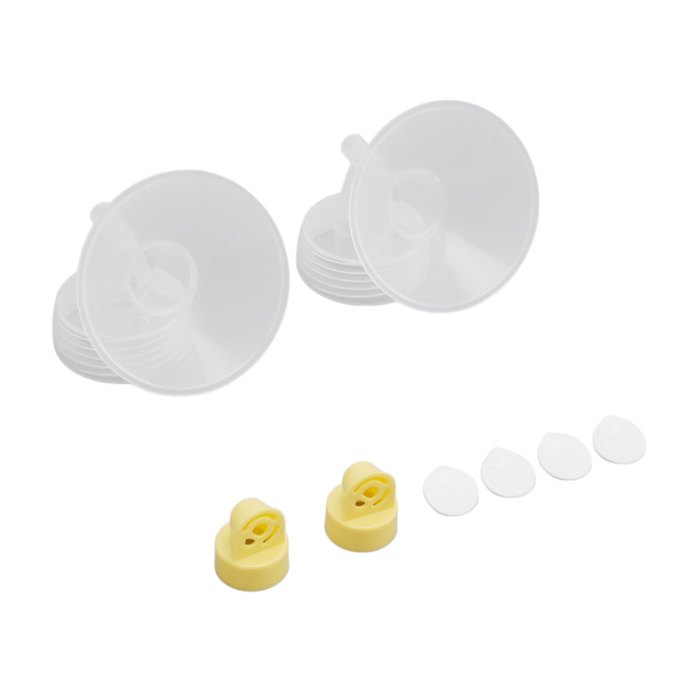 24mm Silicone Breastpump Flange Parts Replacement Accessories for Milk Suction