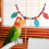Parrot Educational Toy Bird Cage Chewing Plaything Foraging Hanging 6