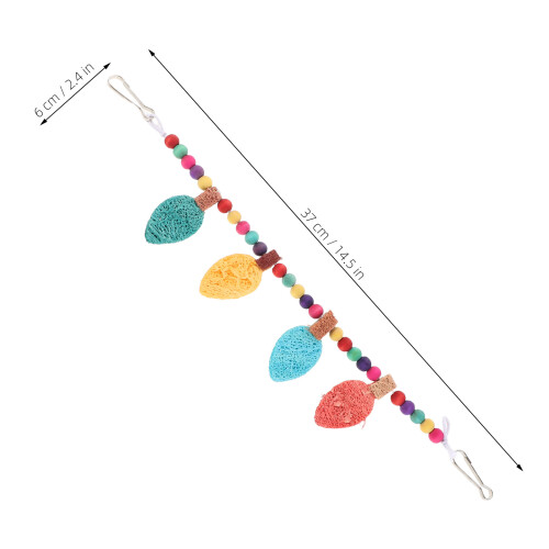 Parrot Educational Toy Bird Cage Chewing Plaything Foraging Hanging 1