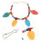 Parrot Educational Toy Bird Cage Chewing Plaything Foraging Hanging 10