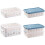 Smart Stackable Container with Lid, Double Layer Drawer, Space-Saving Storage Solution, Durable Plastic, Multi-Functional Design 2