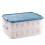 Smart Stackable Container with Lid, Double Layer Drawer, Space-Saving Storage Solution, Durable Plastic, Multi-Functional Design 1