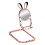 Mobile Phone Holder Rabbit Ear Magnetic Foldable Three Ring Buckle Cellphone Tablet Bracket for Desktop 2