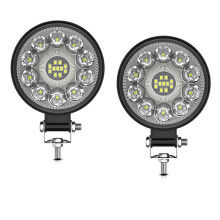 2 Stück 3 Zoll 140W Weiße LED-Lichtleiste Off-Road Nebellicht