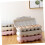 2pcs Stackable Storage Box Set for Refrigerator, Shatterproof Pink Kitchen Organizer, Anti-Collision Design, Practical Size 2