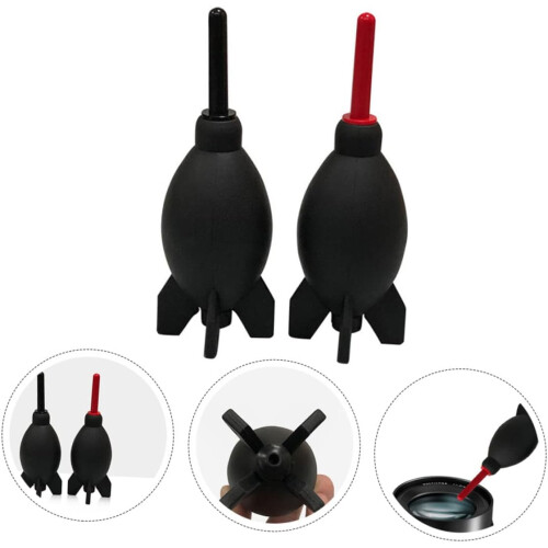 2pcs Air Duster Microfiber Duster Blower for Camera and LCD Cleaning, Strong Odorless Material, Eco-Friendly Design 1
