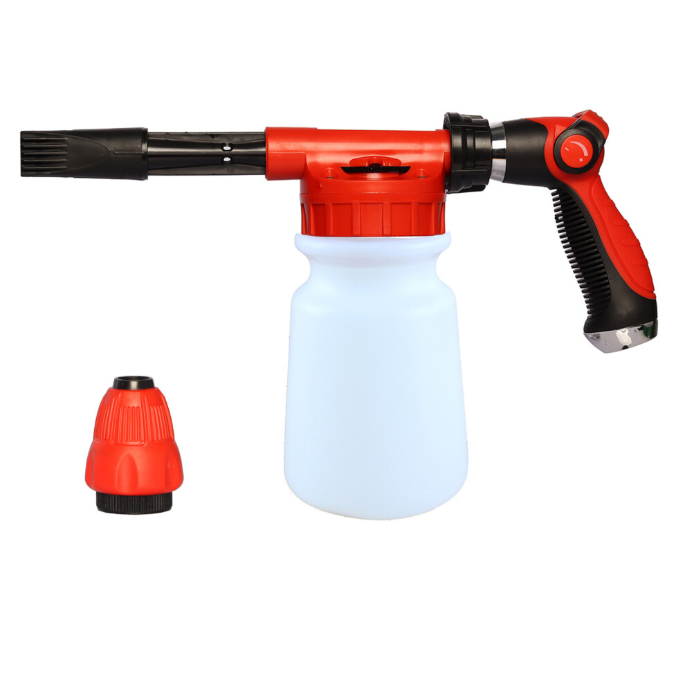 Car Wash Foam Gun With 1L Bottle Spray White 8320539895697