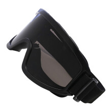 Skiing Goggles - PC Lens TPU Frame Dustproof Snow Glasses 5.04x3.39 Inches Multifunctional Gray Flakes