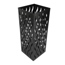 Flur Schirmkorb 42x16x16 cm schwarzes Metall