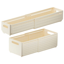 Underwear Storage Container and Sock Organizers 2pcs Fabric Drawer Boxes for Closet Organization and Space Saving