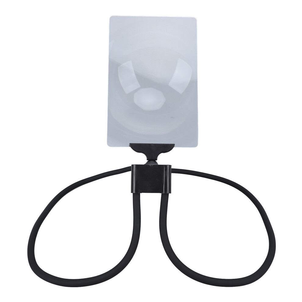 4X Neck Magnifier with 180x120mm Acrylic Lens for Reading & Repair