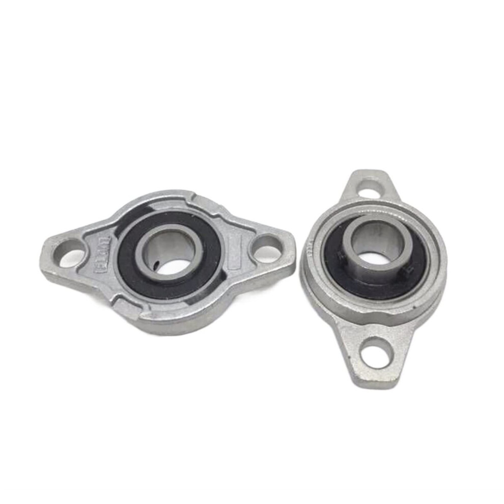 Deep Groove Ball Bearing Kfl005 Zinc Alloy Pillow Block Bearing 25Mm Bore Diameter Rhombic Flange 2Pcs Chromium Steel 6038364140623