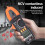 Digital Clamp Meter 600A 600V 4000 Counts with NCV and Backlit Display 4