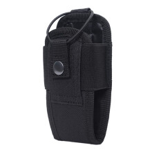 Radio Talkies Waist Bag Holder Pocket Interphone Carry Bag for Women - Lightweight, Durable, Adjustable Strap, Black