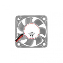 3D Printer Cooling Fan DC 12V/24V Extruder Blower Fan Low Noise Heat Dissipation Transparent Cooler Fan with 2 Pin Terminal Printer Accessories