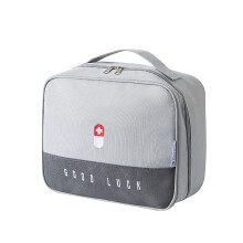 First Aid Bag Compact Mini Emergency Medicine Storage Pouch for Family Travel Camping Home Office - Durable and Portable