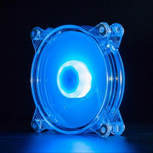 Noiseless Heat Sink Powerful Cool LED Light Computer Case Fast Cooling Fan for Desktop 1