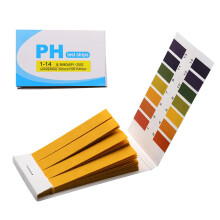 80 Strips Test Strips 1-14 Litmus Paper Pack for Water Soil Testing Alkaline Acid Cosmetics Analysis English Version