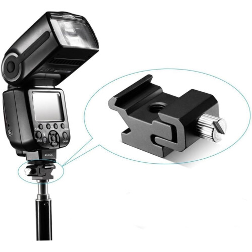 4pcs Metal Cold Shoe Mount Adapter Screw Interface for DSLR Camera Tripod Mounting Accessories 2