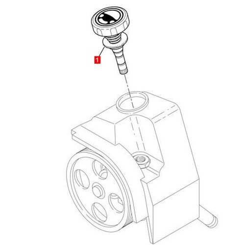 Tappo del serbatoio in plastica per 206 CC hatchback 2