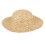 Straw Hat with Elastic String 35cm Wide Brim Sun 7