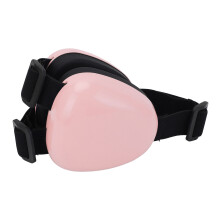 Adjustable Dog Ear Muffs Noise Cancelling Headphones for 26-40lbs, Roseate