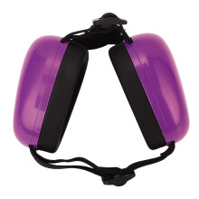 Dog Ear Muffs Adjustable Noise Cancelling Headphones for 26-40lbs, Violet