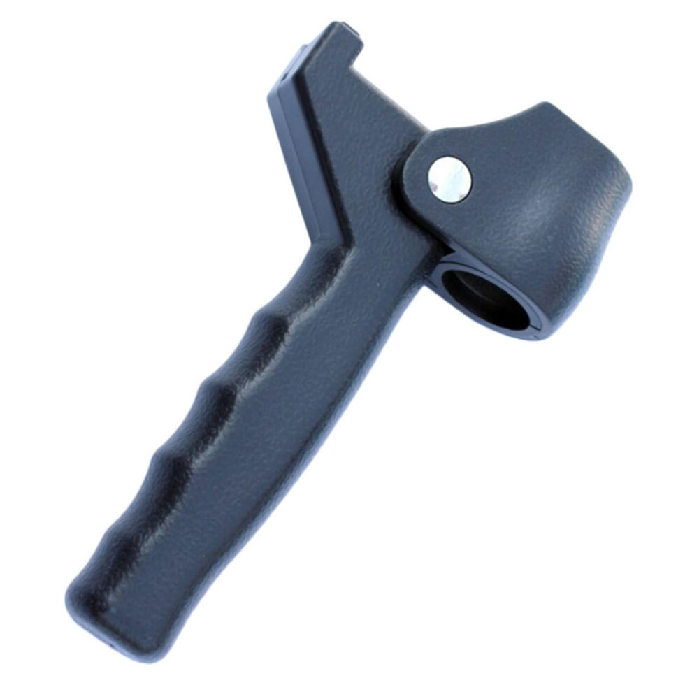 Slip Plastic Crutch Handle Ergonomic Grip Lightweight Durable Non-Slip Support for Elderly Tube Walking Stick Users