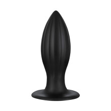 Anal Plug Huge Anal Butt Plug Dildo Soft Black Silicone Sex Toy for Men Women 6 Inch Masturbator Large Size