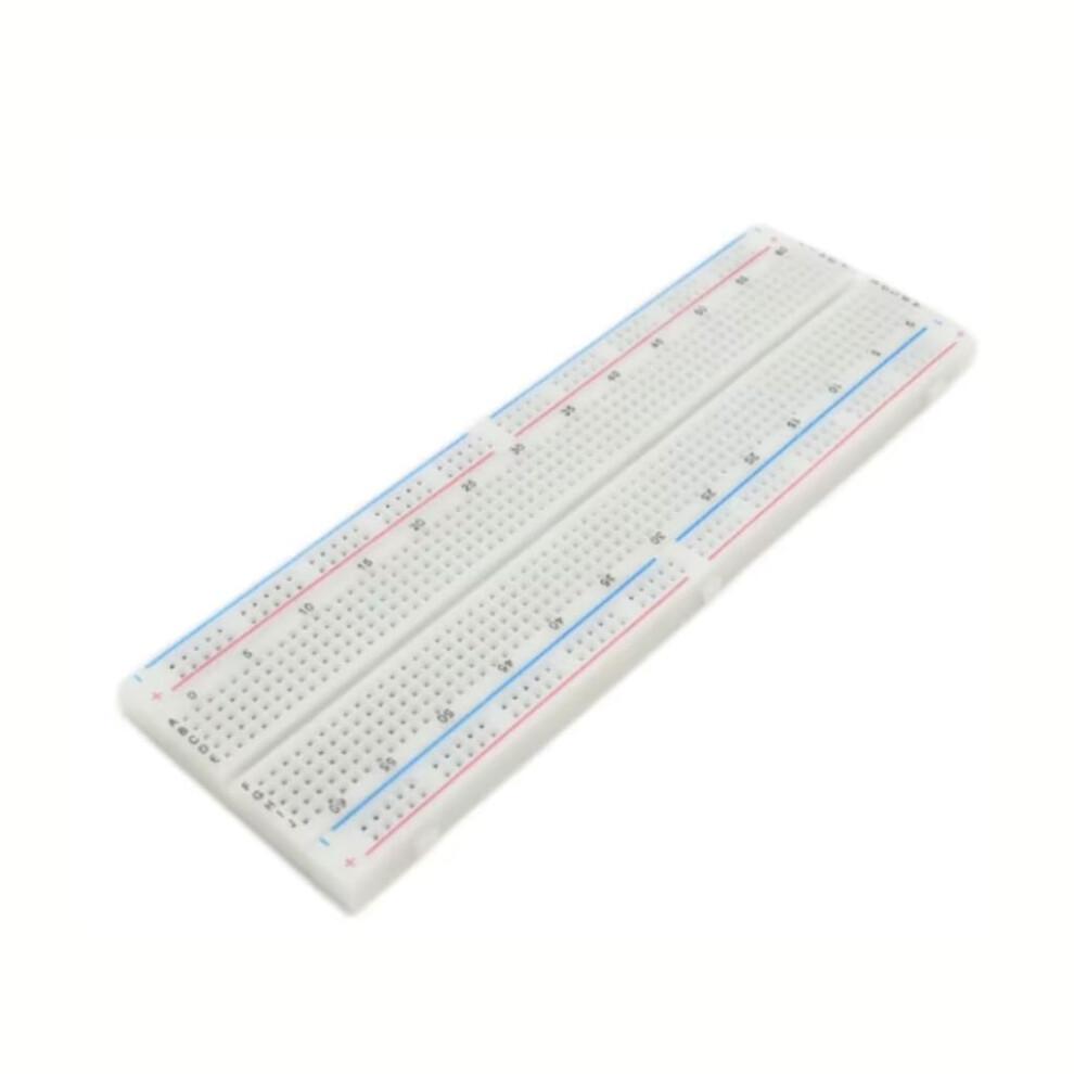 Tie Point Solderless Breadboard For Electronics Projects, 830 Tie Points, Compatible With Arduino And Raspberry Pi 6038364141491