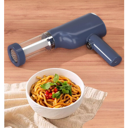 Noodle Press Electric Pasta Maker Handheld Rechargeable Kitchen Tool Blue 30x20.5x5.4cm Compact Pasta Machine 2