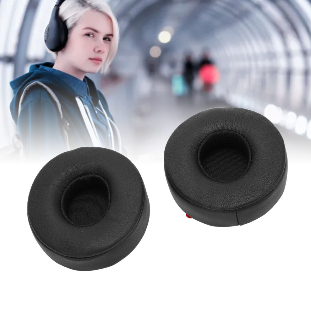 Sheepskin Ear Pads For Headphones, Noise Isolation, Memory Foam Black 3061346669716